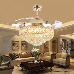 Crystal Led ceiling fan (UNI-200)