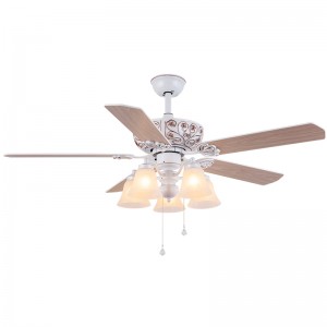 52 inch 5 blade ceiling fan white (UNI-112-2)