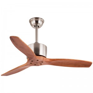 Ceiling fan wooden blade without light (UNI-252-2)
