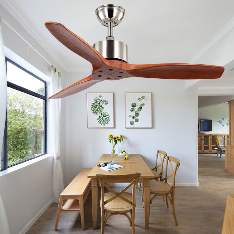 Ceiling fan wooden blade without light (UNI-252-2) Featured Image