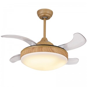Invisible ceiling fan with led light (UNI-181)