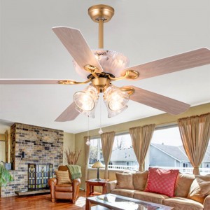 220v ceiling fan with light (UNI-115)