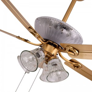 Retro decorative ceiling fan (UNI-290)