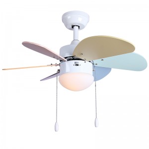 Minimalist fashion ceiling fans with light (UNI-129-1)