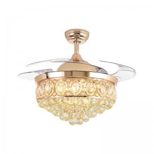 Crystal Led ceiling fan (UNI-200)