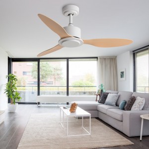 42inch fan ceiling remote control imitation wood grain 3 blades ceiling fan factroy for sale (UNI-263NL)